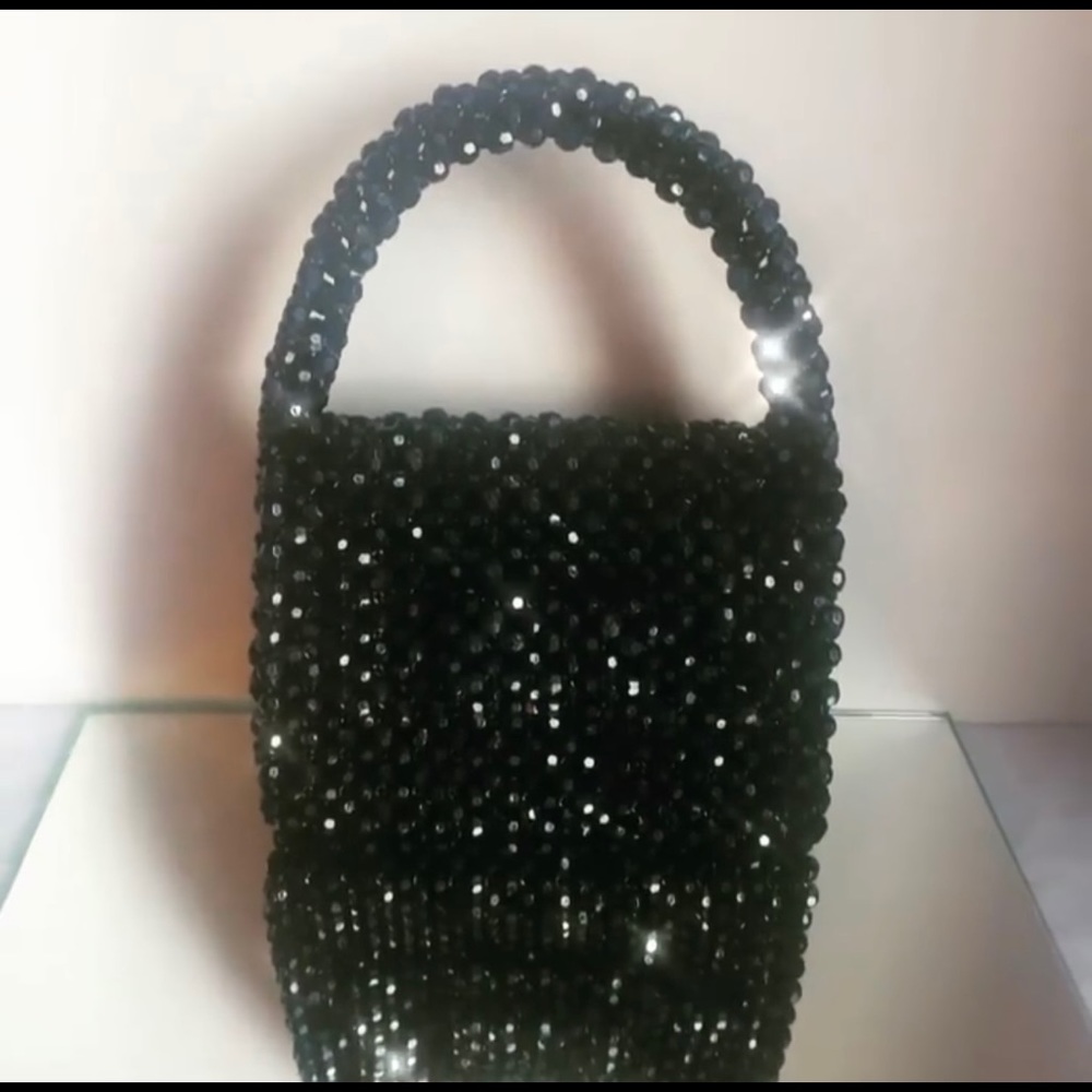 Beaded hand bag